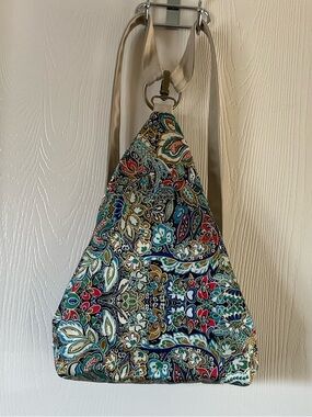 Black Butterfly Bohemian Paisley Canvas Backpack Bag